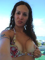 Sexy tgirl Nicole shooting nude pictures of herself