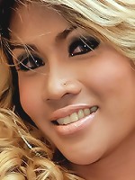 Thick and hard ladyboy plays with herself